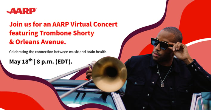 Trombone Shorty Virtual Concert May 18th at 8pm EDT