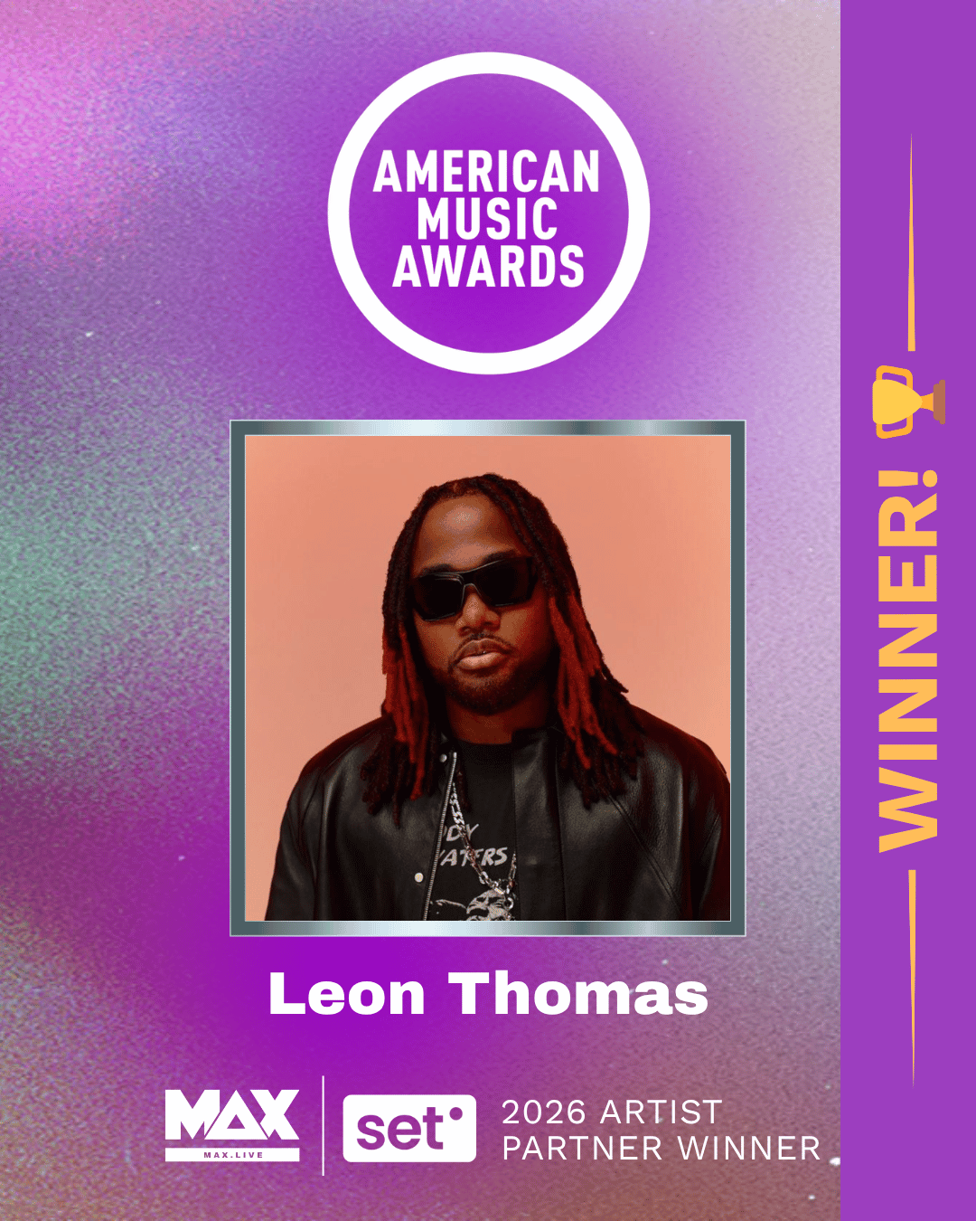 2026-American-Music-Awards-Leon-Thomas-winner