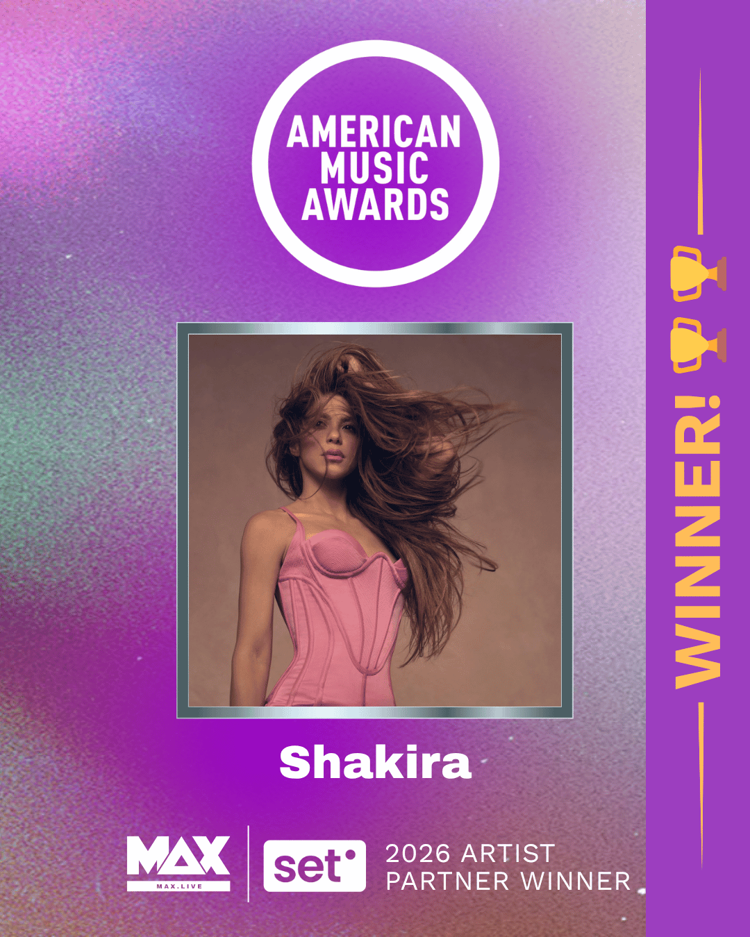 2026-American-Music-Awards-Shakira-winner