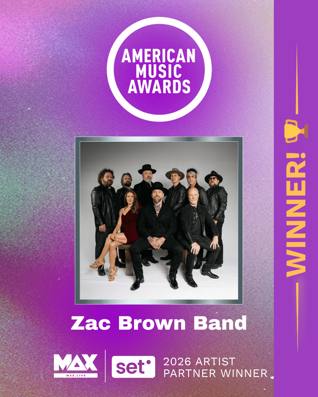 2026-American-Music-Awards-Zac-Brown-Band-winner