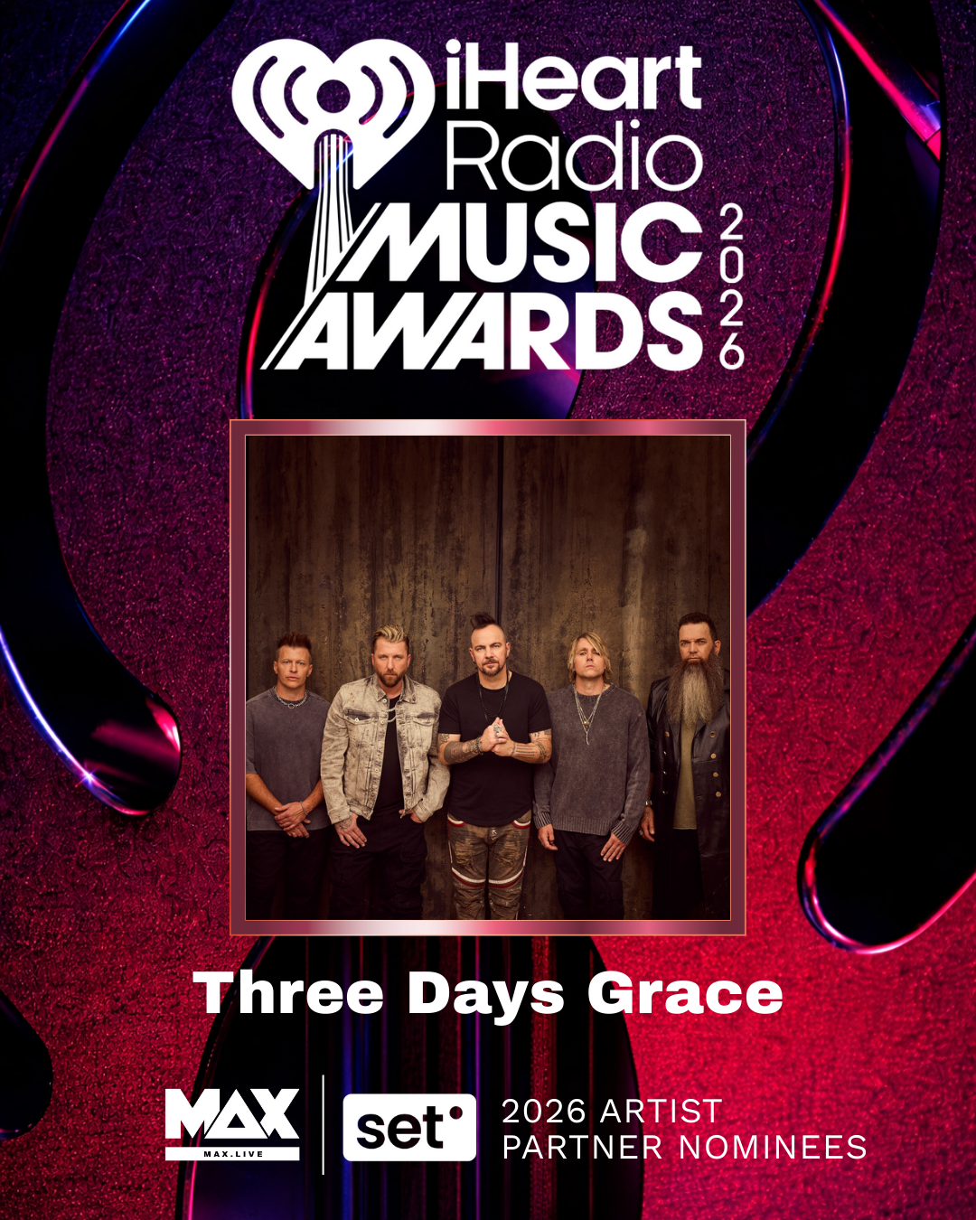 2026-iHeart-Music-Awards_Three-Days-Grace