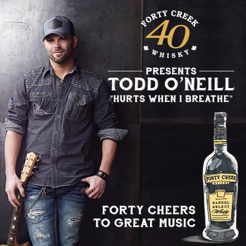 Todd O'Neill with Forty Creek Whisky